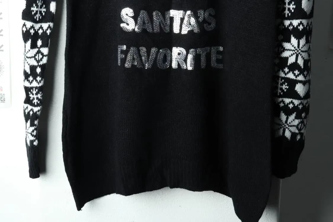 W(S) 브랜드빈티지 니트 크리스마스 후드 루돌프-16298 상품이미지4