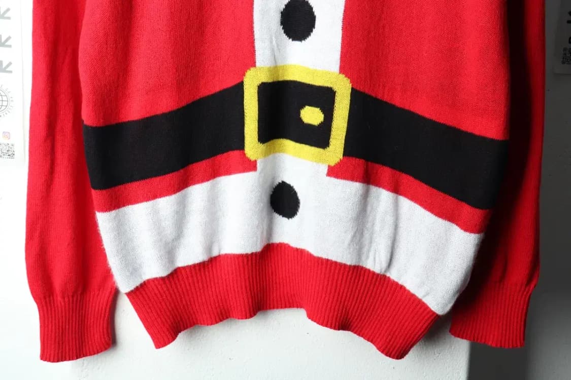 (XL-2XL) 브랜드빈티지 니트 크리스마스 산타 코믹-1629A 상품이미지4