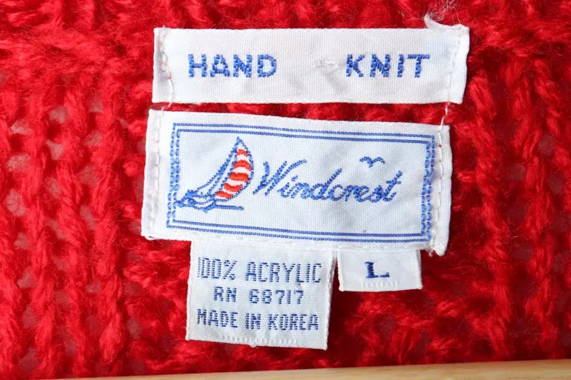 (L-XL) 브랜드빈티지 니트 크리스마스 핸드메이드-1629D 상품이미지5