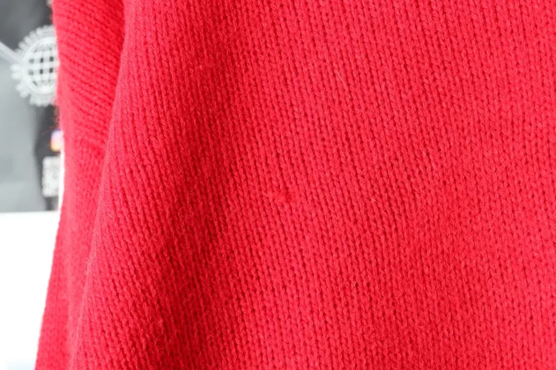 W(M-L) 브랜드빈티지 니트 크리스마스 장식 레드-162A1 상품이미지5