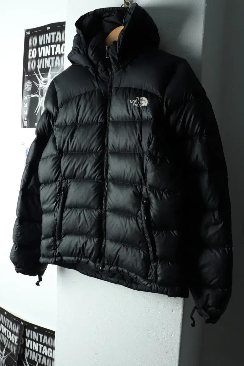 W(L) 노스페이스 패딩 점퍼자켓 유행 Y2K 구스다운 블랙-16314 상품이미지1