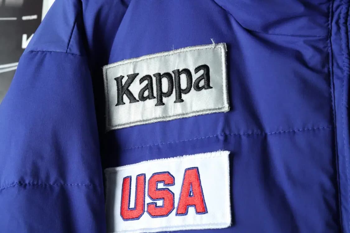 (L-XL) 카파 패딩 점퍼자켓 미국국대 블루 올드스쿨 희귀-16317 상품이미지7