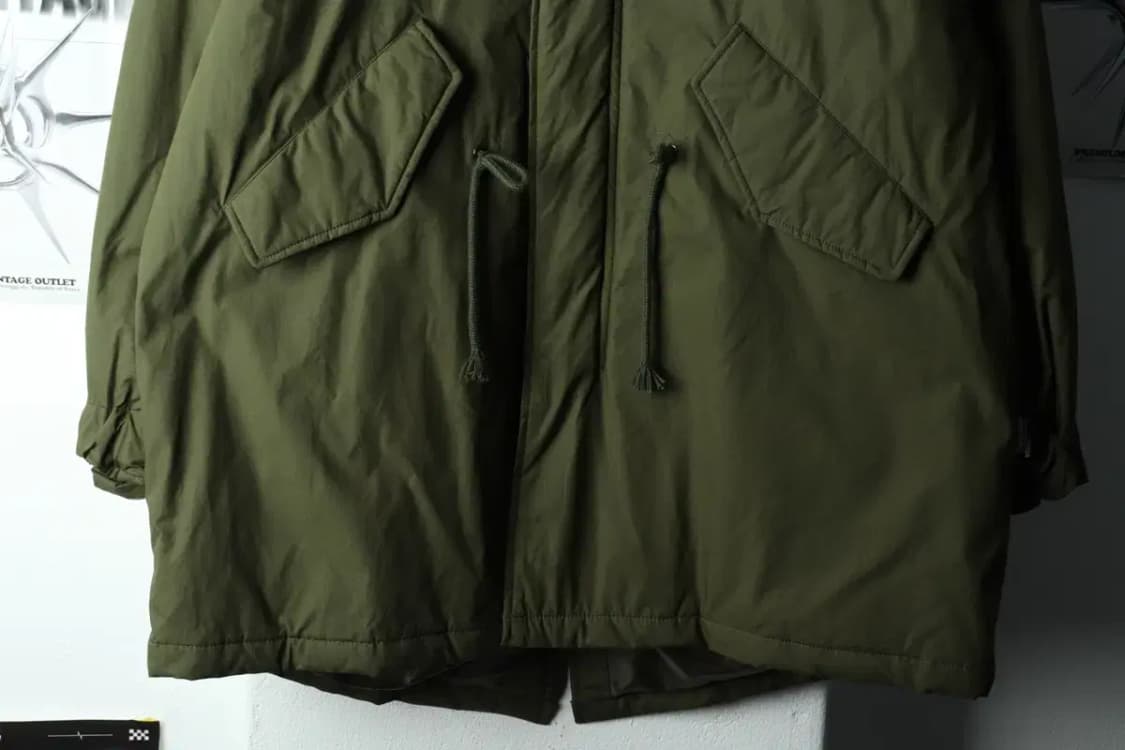 (S-M) 트레블 패딩 점퍼자켓 개파카 카키 아메카지-16318 상품이미지4