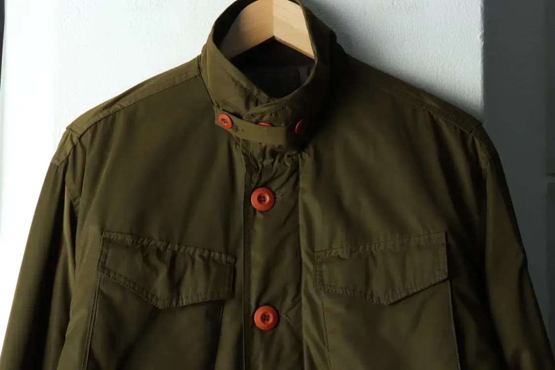 (M) 브랜드빈티지 패딩 점퍼자켓 카키 아메카지-1631B 상품이미지3