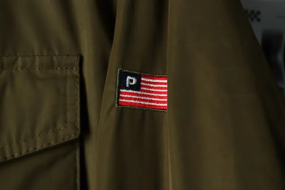 (M) 브랜드빈티지 패딩 점퍼자켓 카키 아메카지-1631B 상품이미지5