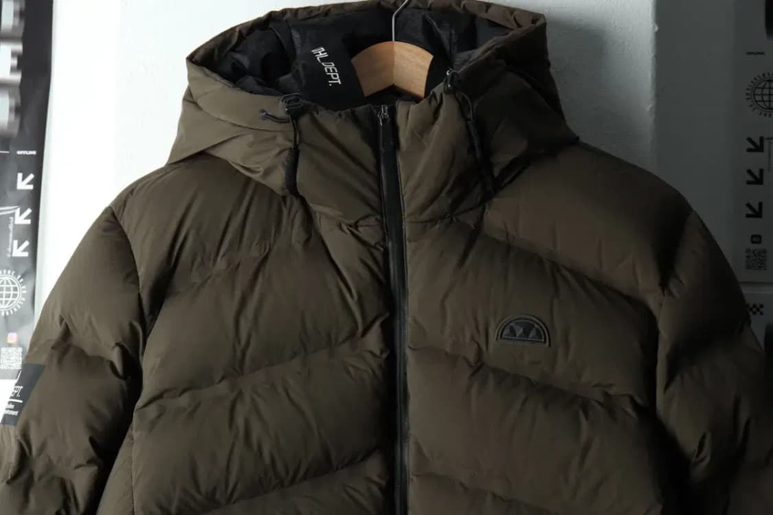 (L-XL) 엘레쎄 패딩 점퍼자켓 구스다운 카키-1631C 상품이미지3