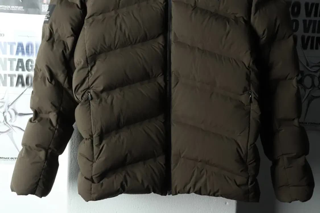 (L-XL) 엘레쎄 패딩 점퍼자켓 구스다운 카키-1631C 상품이미지4