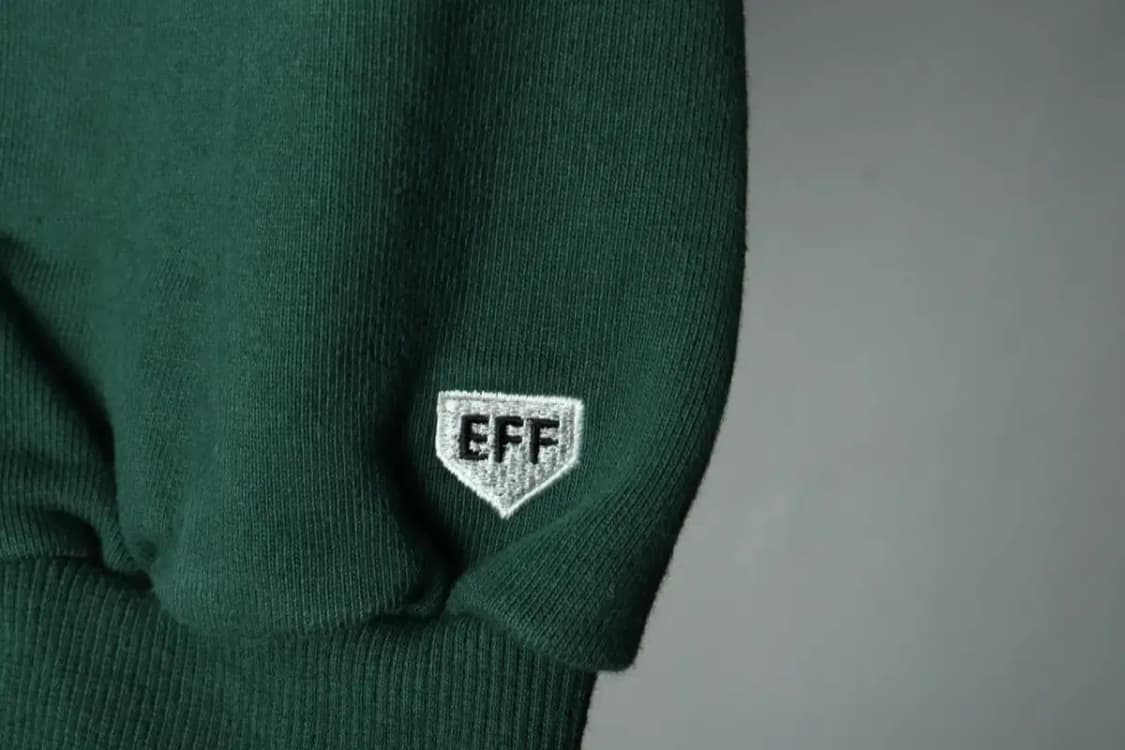 (XL) 이벳필드 맨투맨 티셔츠 그린 올드스쿨-16320 상품이미지6