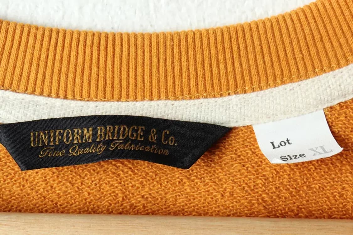 (XL-2XL) 유니폼브릿지 맨투맨 티셔츠 빅사이즈 머스타드-16322 상품이미지5