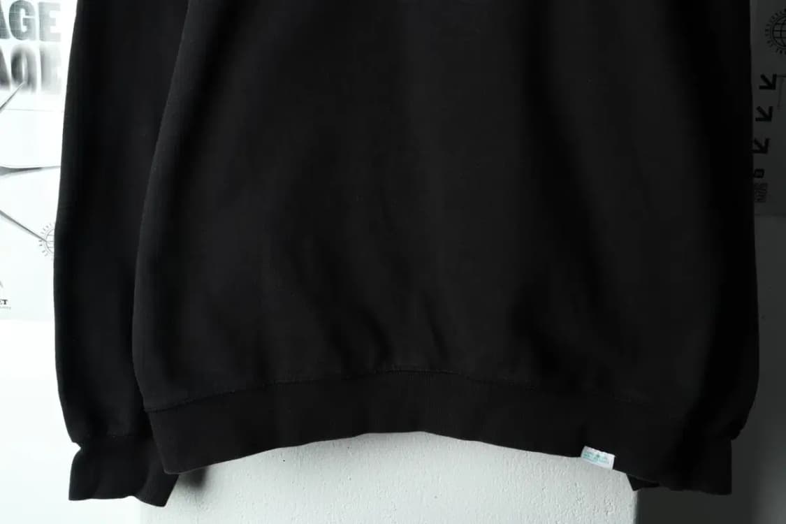 (M) 엠엠엘지 맨투맨 티셔츠 블랙 기모 올드스쿨-16324 상품이미지4