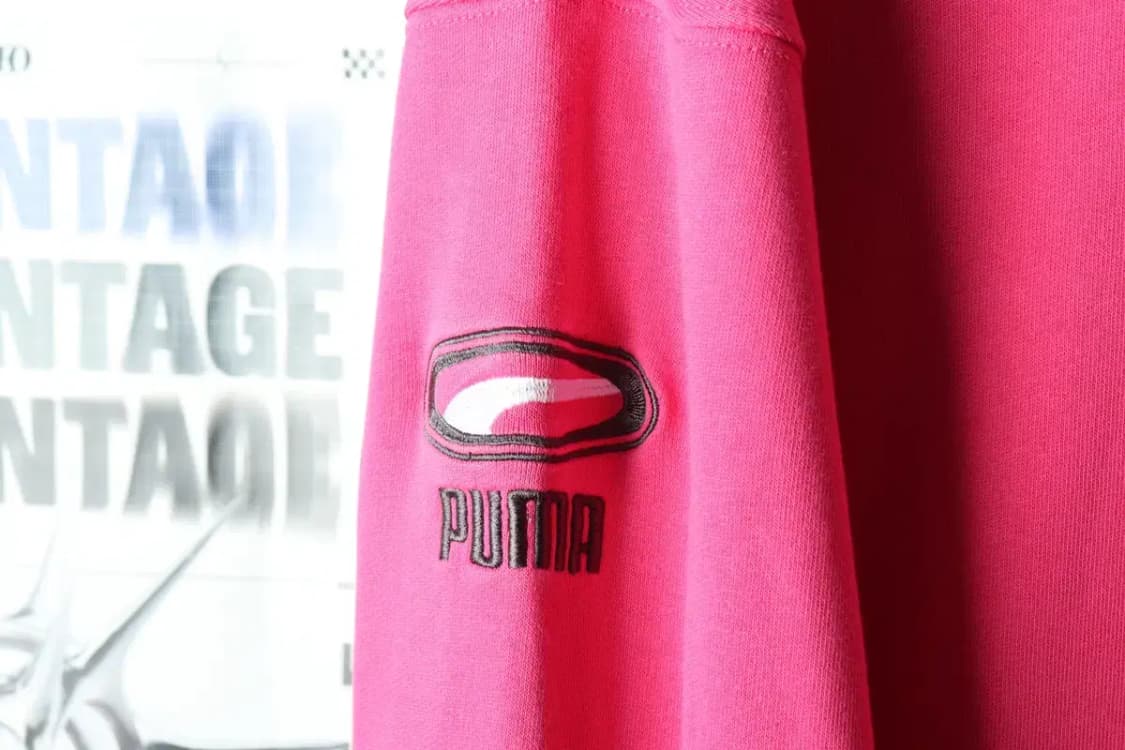 (M-L) 퓨마 맨투맨 티셔츠 핑크 올드스쿨 스트릿 보드-16326 상품이미지6