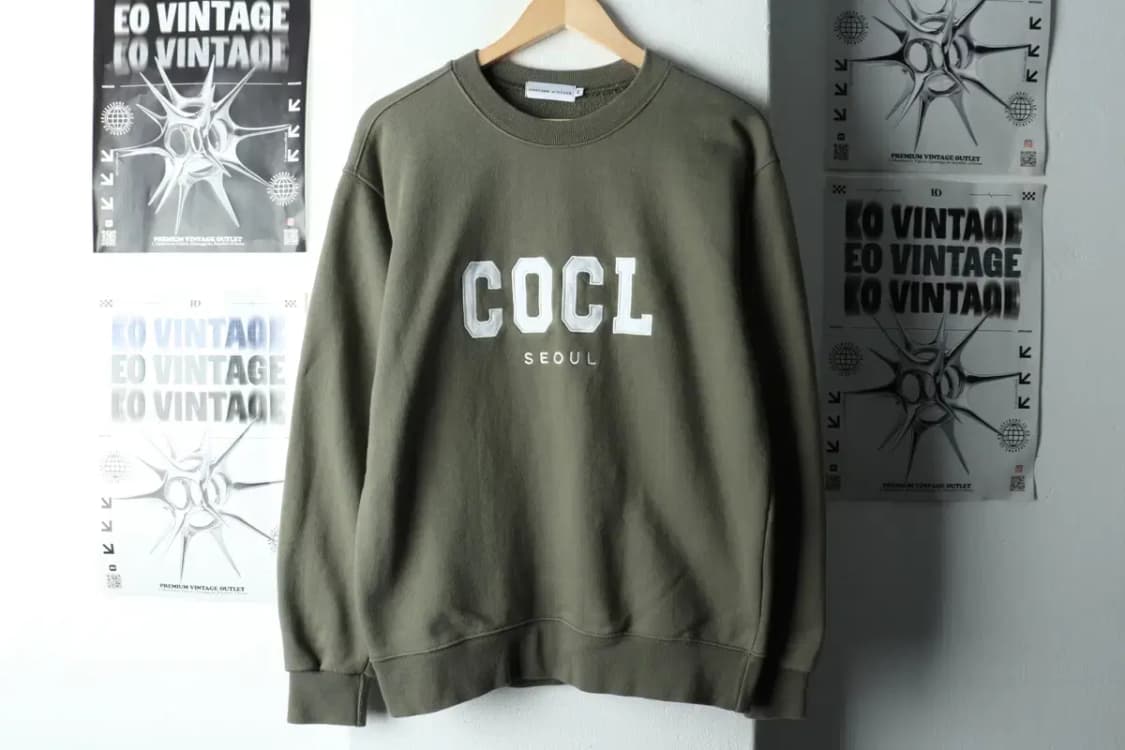 (XS-M) COSTUME O'CLOCK 커스텀어클락 맨투맨-16327 상품이미지2