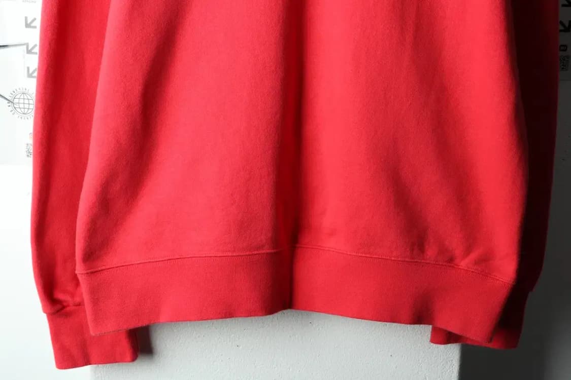 (XL-2XL) 커버낫 맨투맨 티셔츠 루즈핏 레드 올드스쿨-16329 상품이미지4