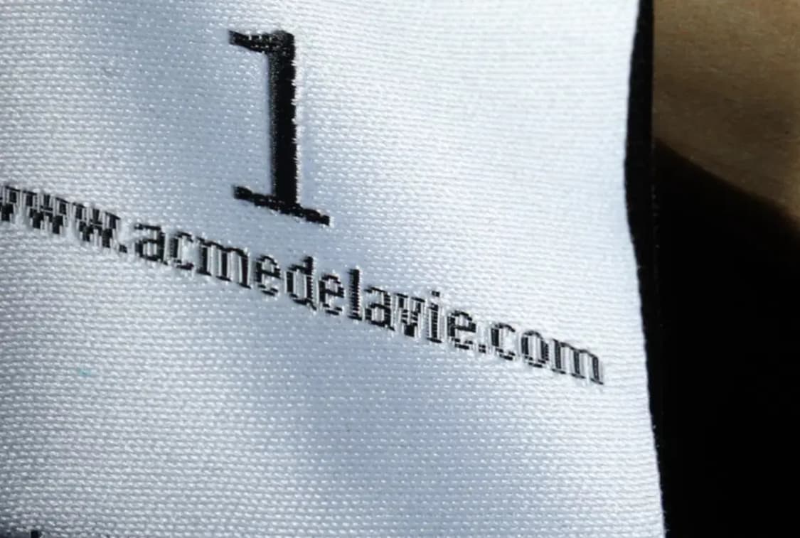 W(L) 아크메드라비 맨투맨 티셔츠 반집업 크롭 블랙-1632A 상품이미지8