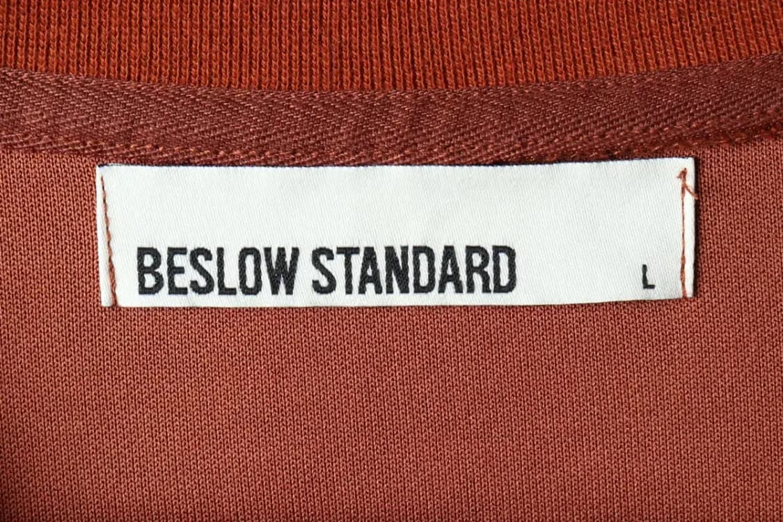 (L-XL) 비슬로우 긴팔티셔츠 포켓 무지 브라운-1632E 상품이미지5