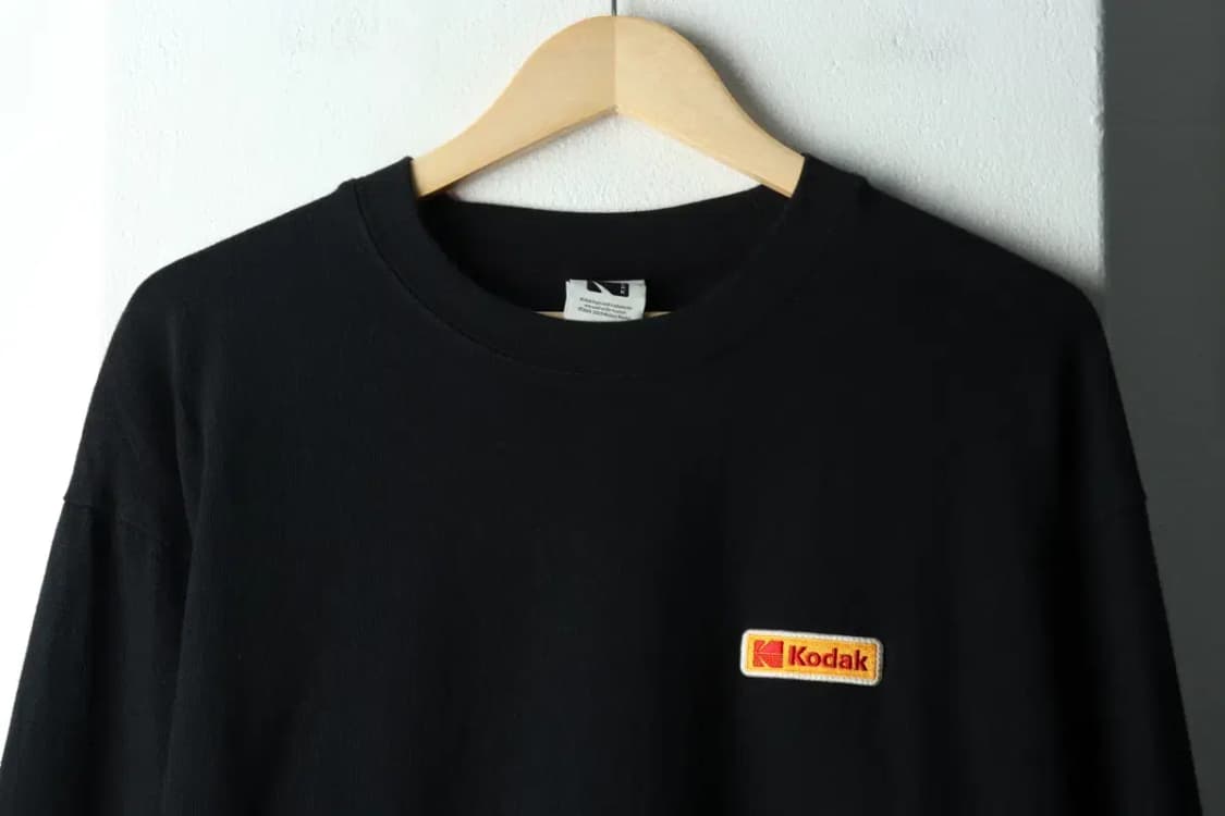 (M-XL) 코닥 긴팔티셔츠 블랙 올드스쿨-1632F 상품이미지3