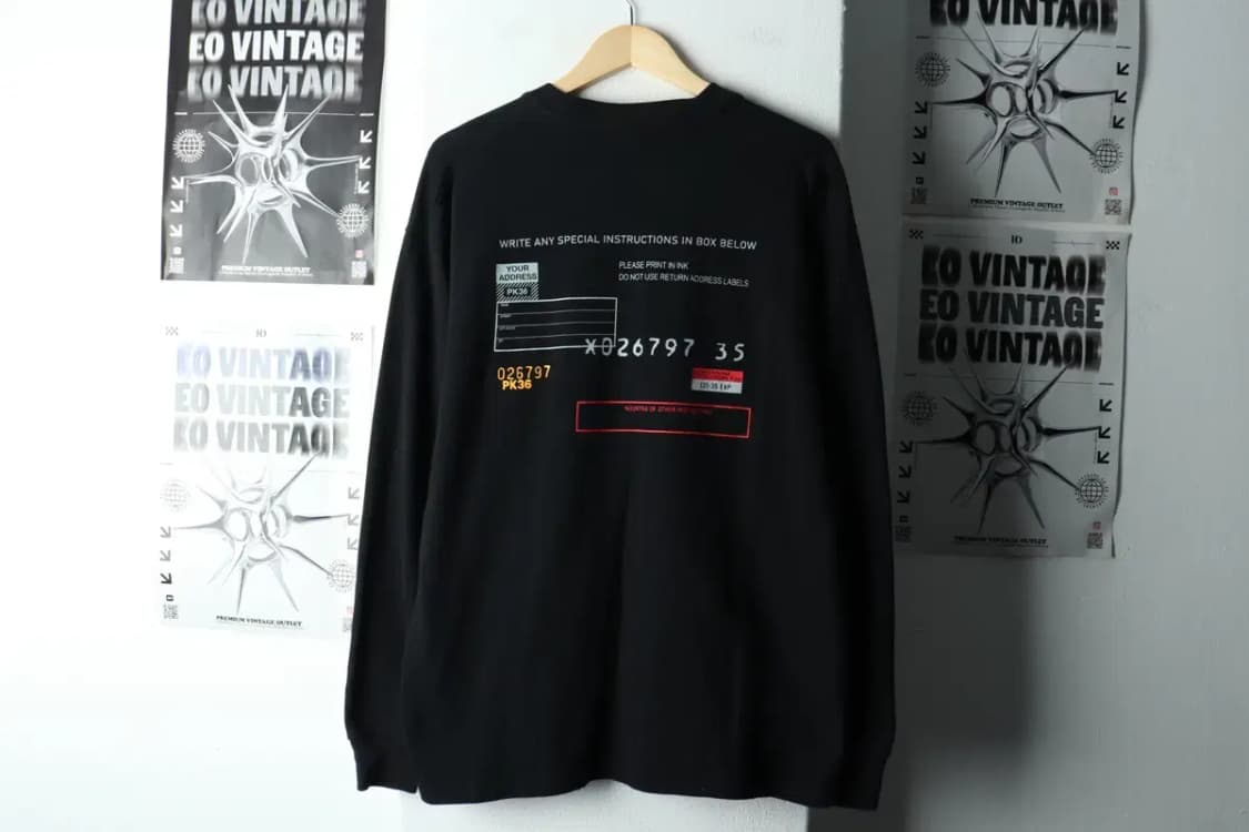 (M-XL) 코닥 긴팔티셔츠 블랙 올드스쿨-1632F 상품이미지7