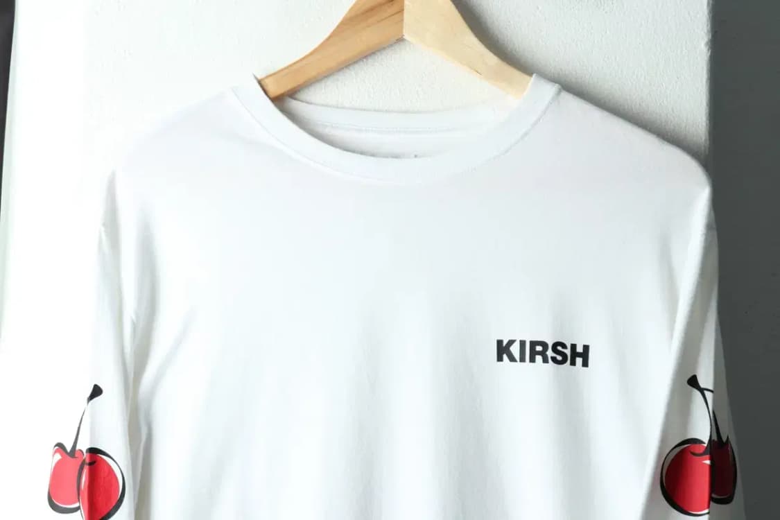 W(S-M) 키르시 긴팔티셔츠 체리 화이트 올드스쿨-16330 상품이미지3