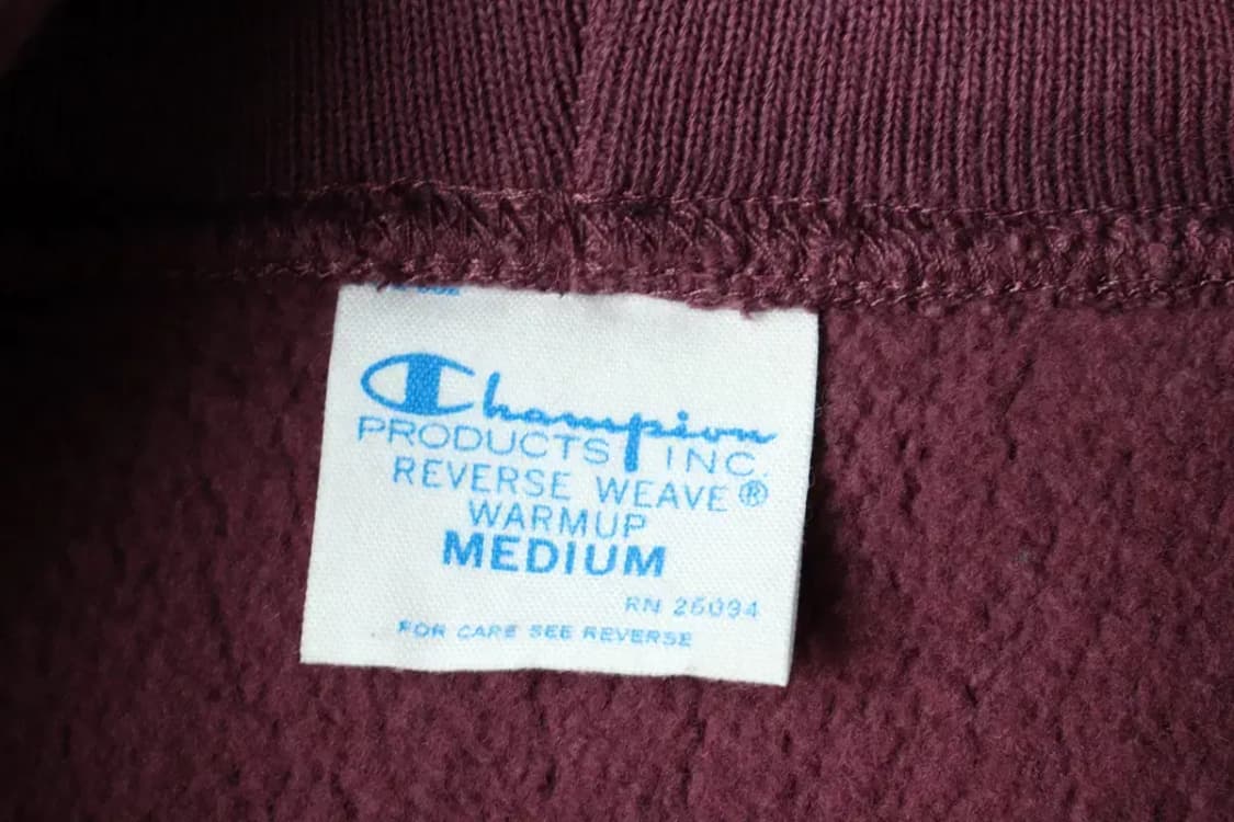 (M-L) 챔피온 후드티셔츠 리버스위브 퍼플 기모 올드스쿨-16331 상품이미지7