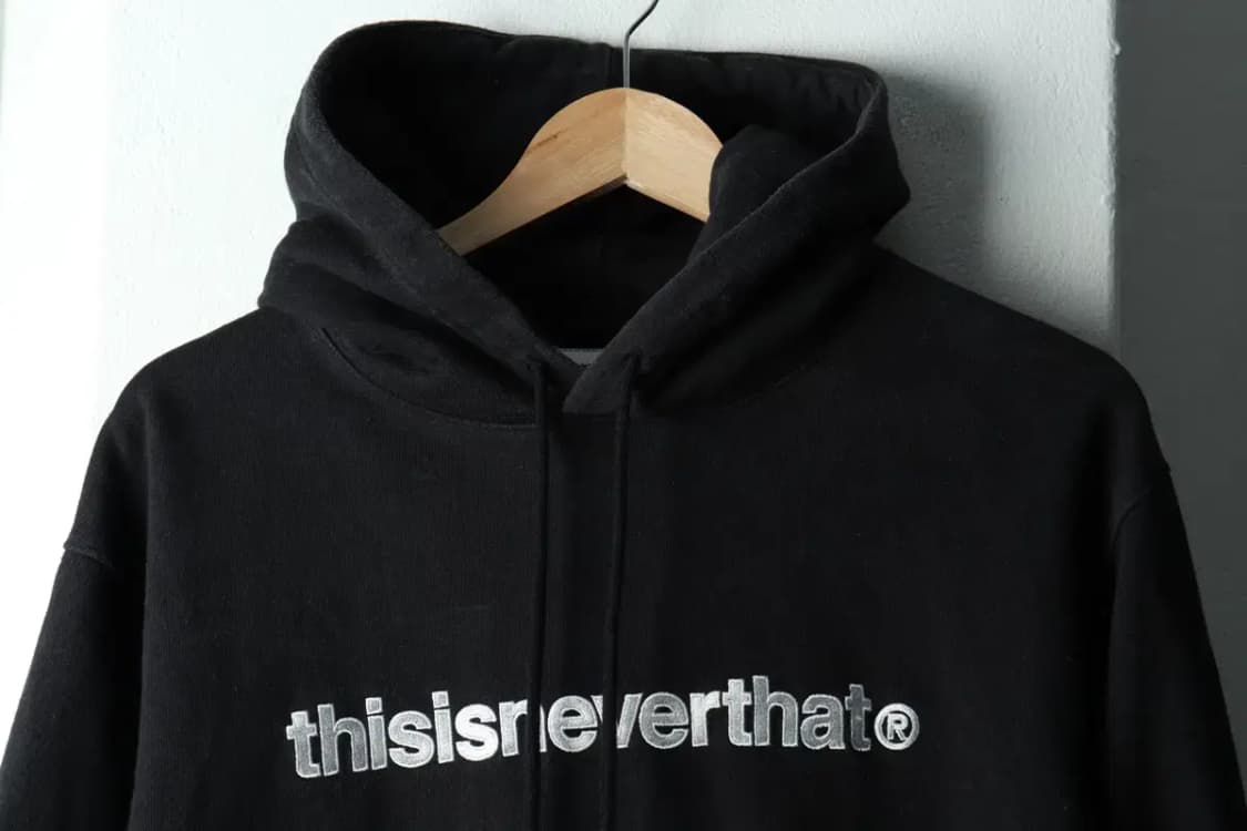 (M-XL) 디스이즈네버댓 후드티셔츠 빅로고 블랙 기모 잘익음-16333 상품이미지3