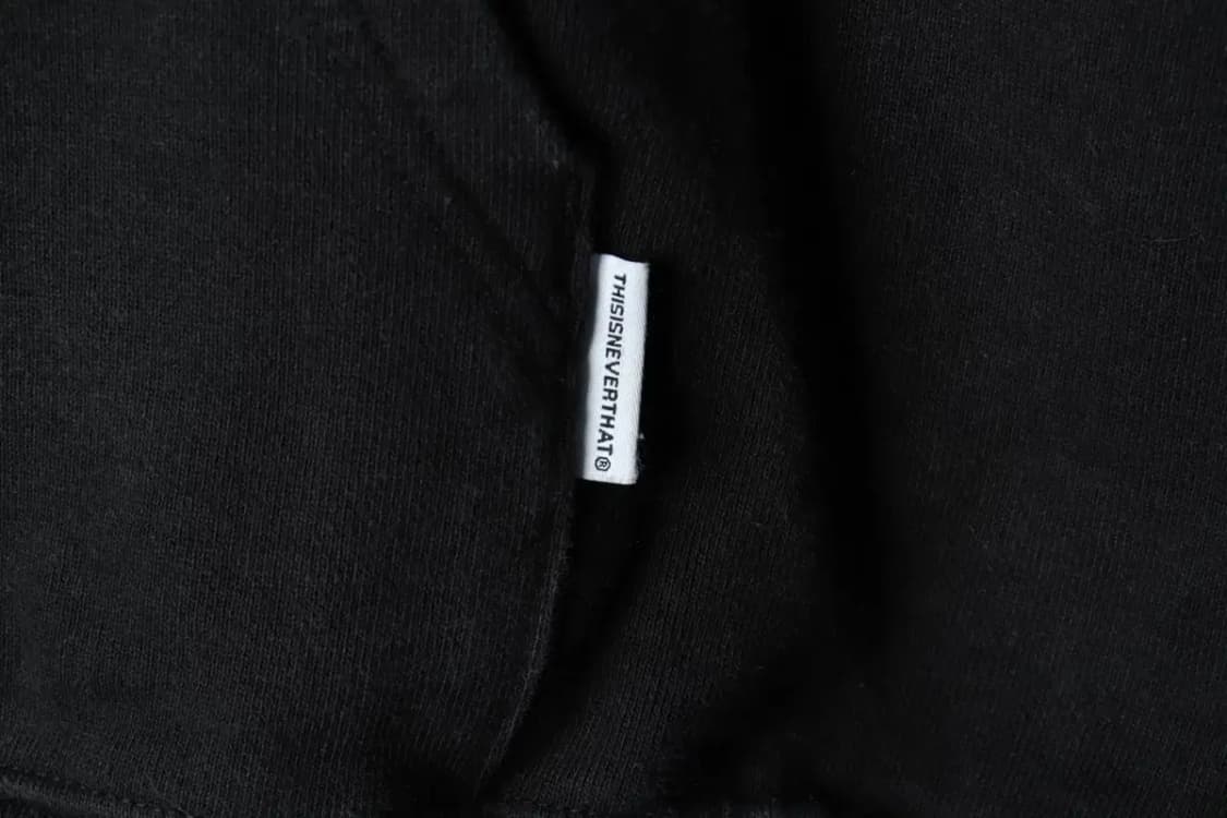 (M-XL) 디스이즈네버댓 후드티셔츠 빅로고 블랙 기모 잘익음-16333 상품이미지6