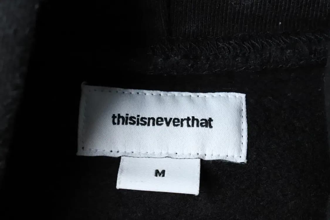 (M-XL) 디스이즈네버댓 후드티셔츠 빅로고 블랙 기모 잘익음-16333 상품이미지7