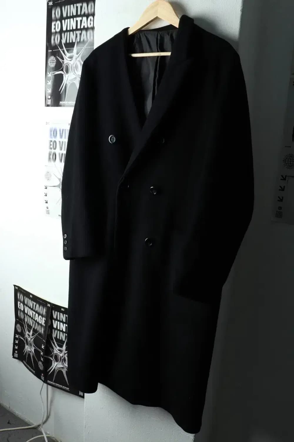 (F) 태우 코트자켓 카라리스 더블 울 크러쉬착용-16337 상품이미지1