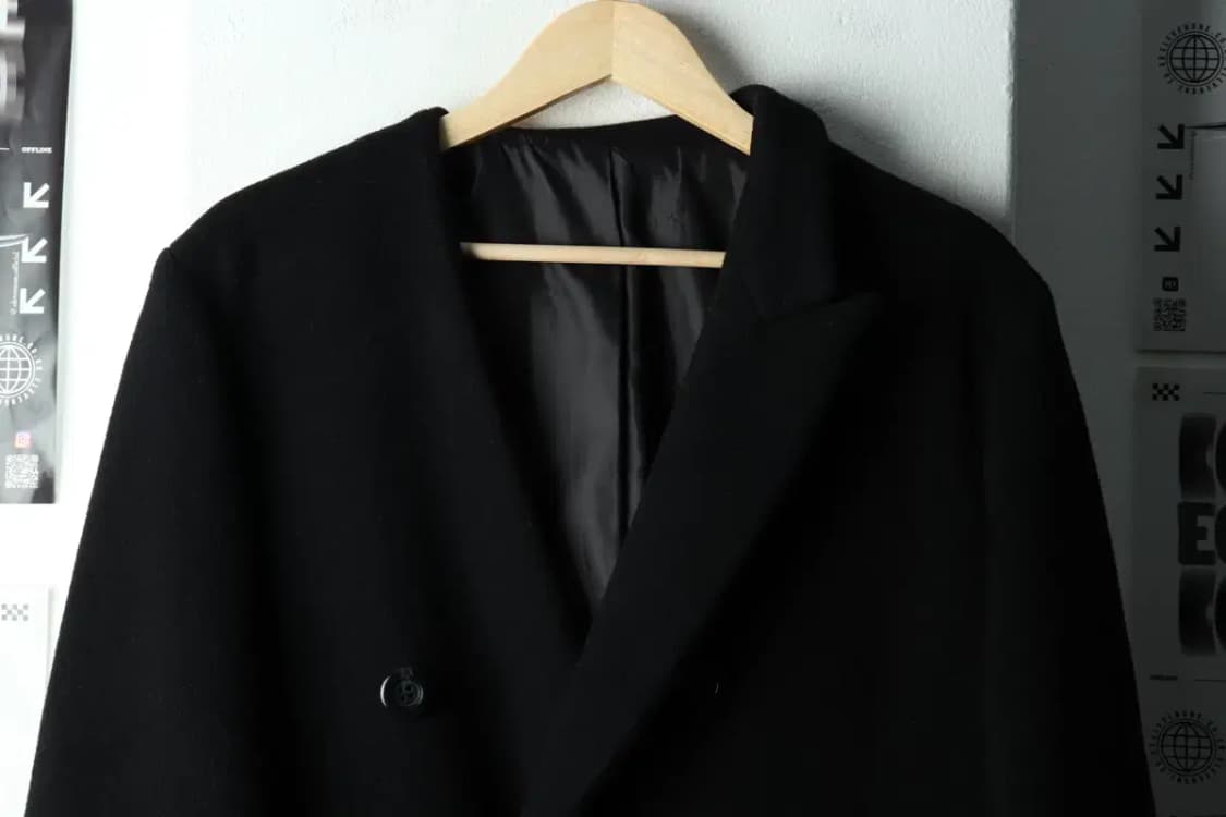 (F) 태우 코트자켓 카라리스 더블 울 크러쉬착용-16337 상품이미지3