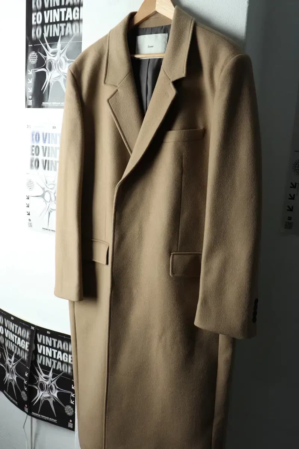 (XL) 던스트 코트자켓 싱글 캐시미어 카멜-16338 상품이미지1