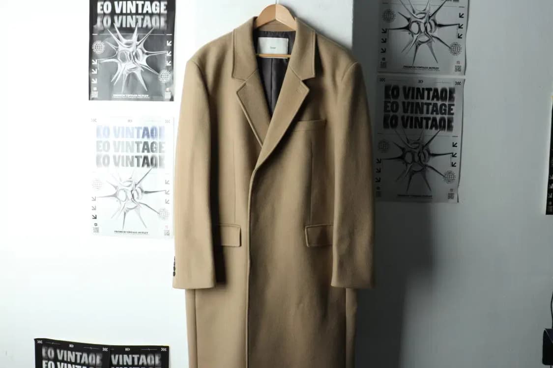 (XL) 던스트 코트자켓 싱글 캐시미어 카멜-16338 상품이미지2