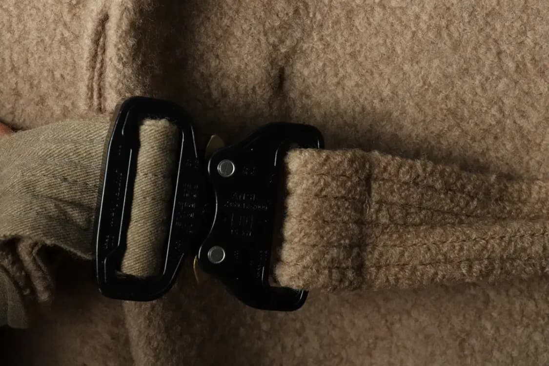 (XL) 커스텀멜로우 코트자켓 실렌시온 부클 벨트 베이지-16339 상품이미지5