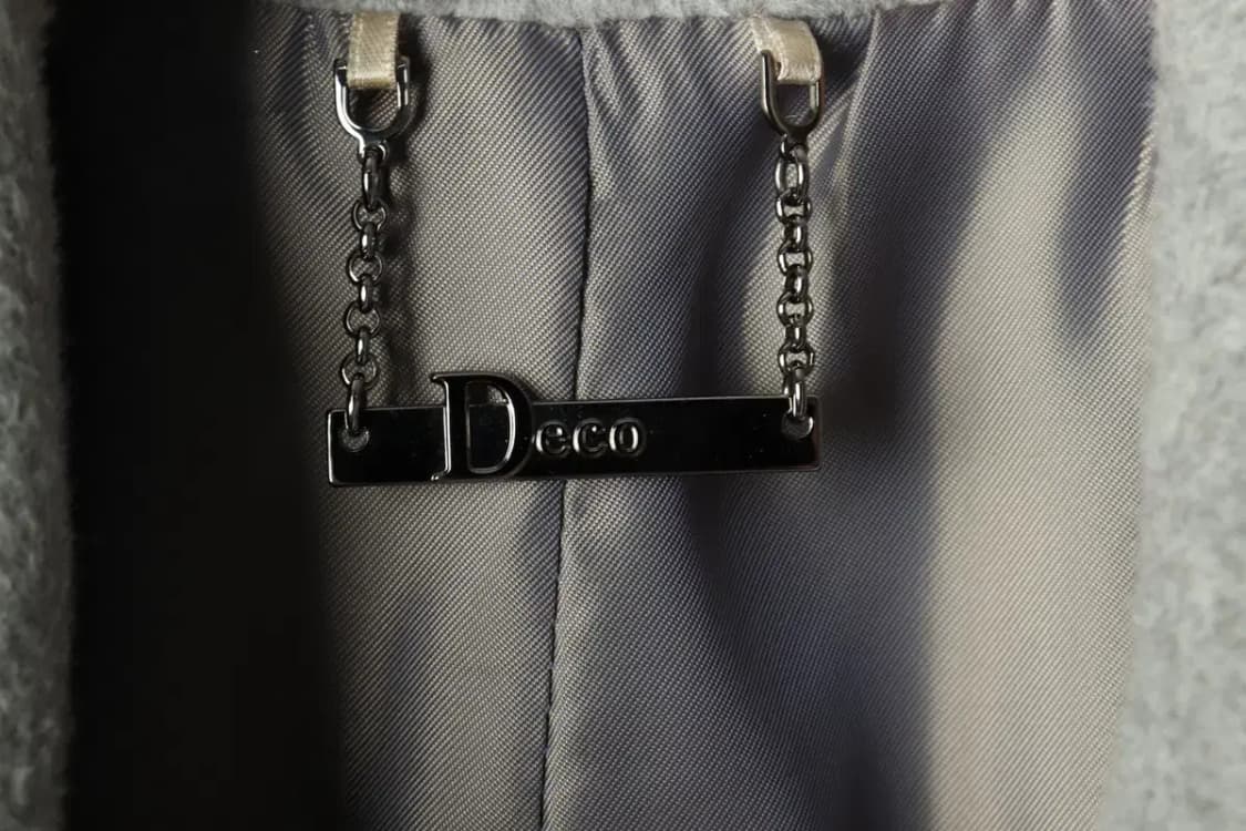 W(M) 데코 코트자켓 숏 밍크 그레이-1633A 상품이미지5