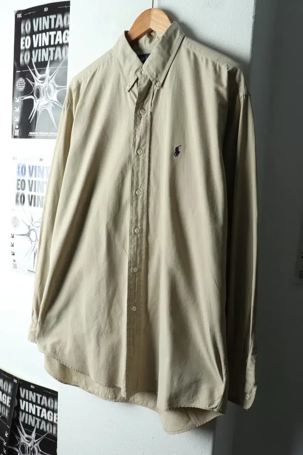 (L-2XL) 폴로 랄프로렌 셔츠 남방 샌드 무지 포니 희귀-1633C 상품이미지1