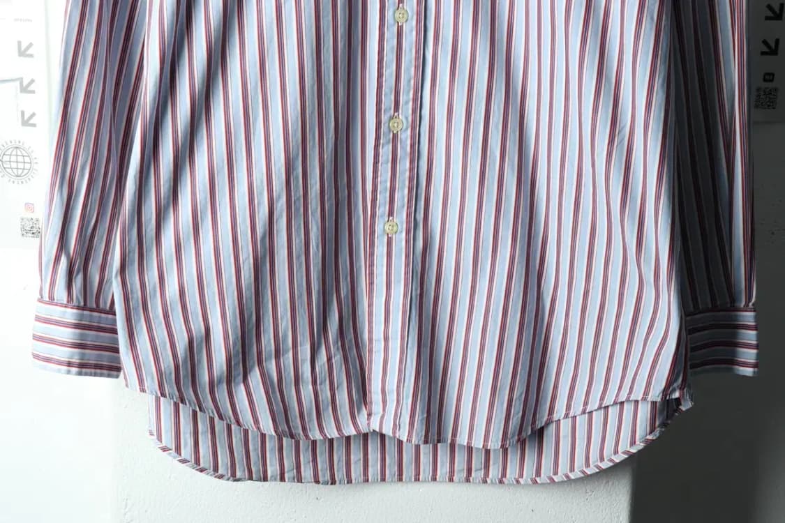 (M-L) 폴로 랄프로렌 셔츠 남방 스트라이프 블루 포니-1633D 상품이미지4