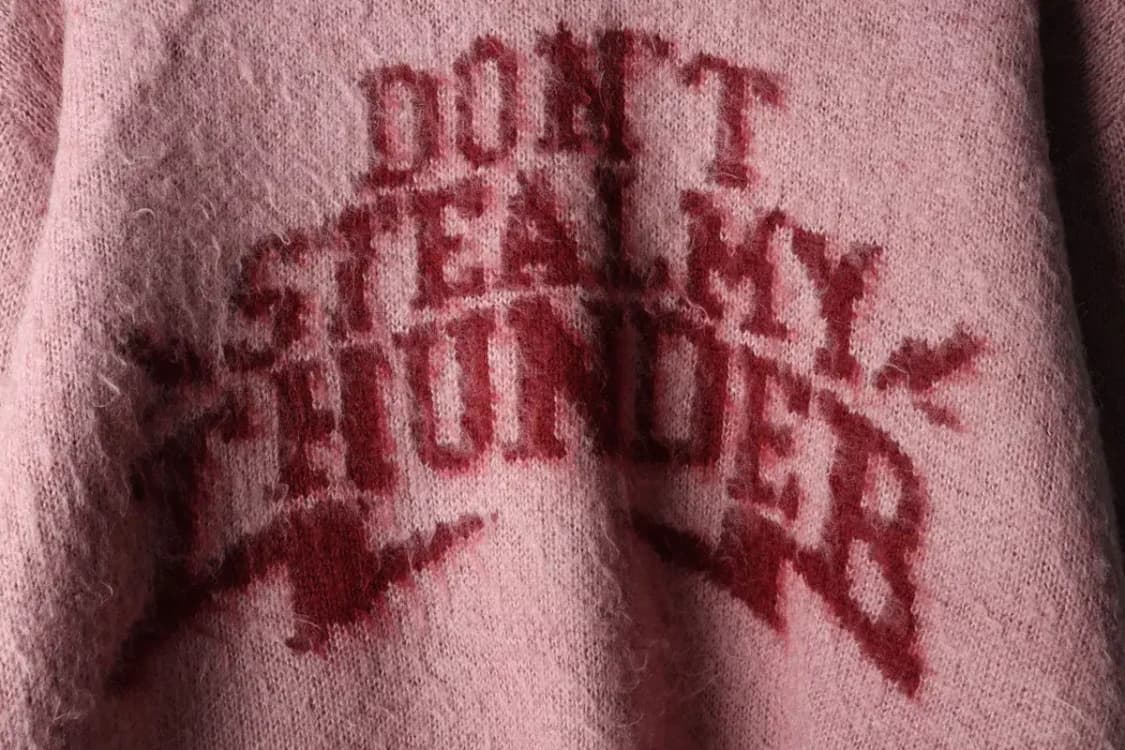 W(M) 슈퍼서브 니트 모헤어 핑크 키치-1633F 상품이미지5