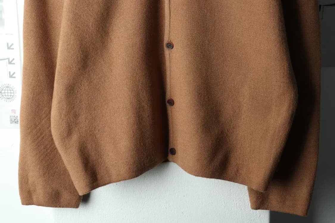 (XL-2XL) 비슬로우 니트 가디건 브라운 아메카지-16341 상품이미지4
