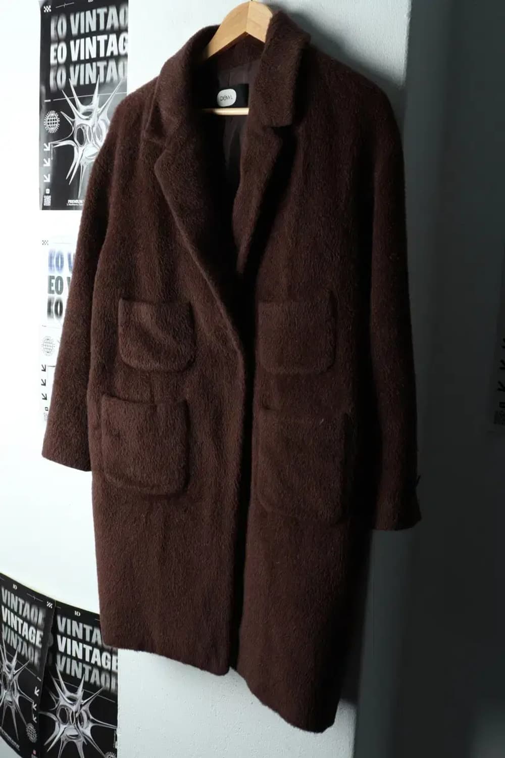 W(M) 듀엘 코트자켓 라마 브라운 싱글-16346 상품이미지1