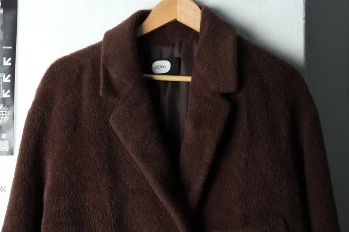 W(M) 듀엘 코트자켓 라마 브라운 싱글-16346 상품이미지3