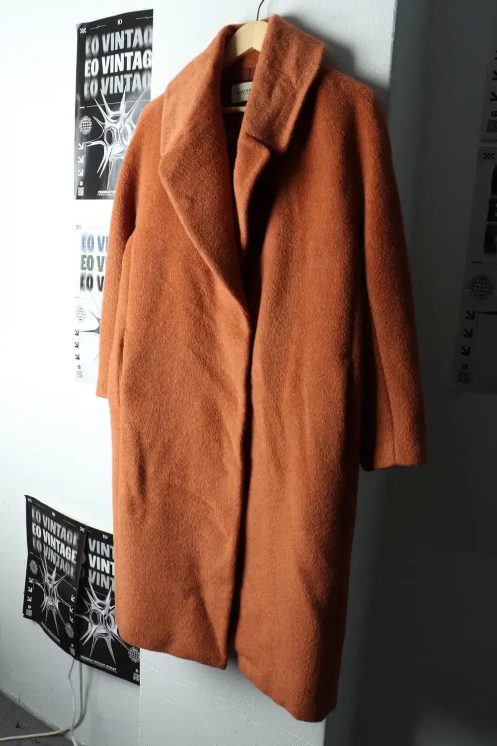 W(M-L) 모죠에스핀 코트자켓 싱글 알파카 오렌지-16347 상품이미지1