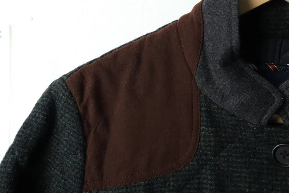 W(M) 헤지스 코트자켓 그린 울 누빔-16348 상품이미지6