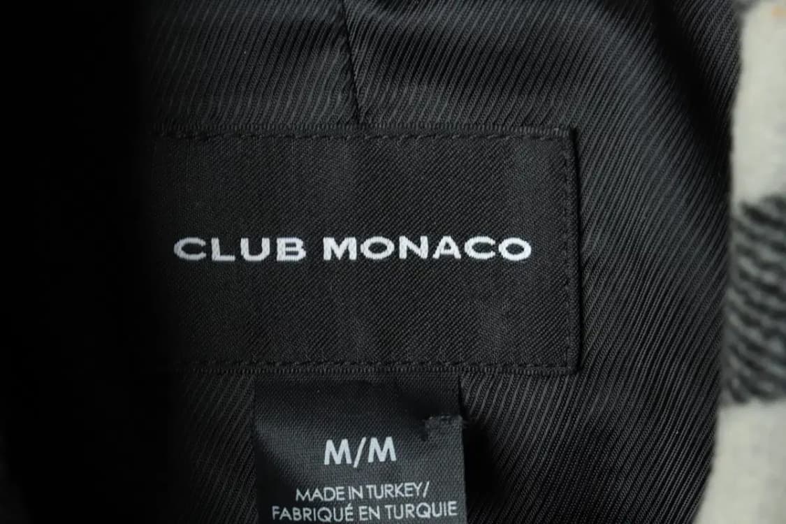 W(M-L) 클럽모나코 코트자켓 한섬 숏 캐시미어 체커보드-16349 상품이미지5