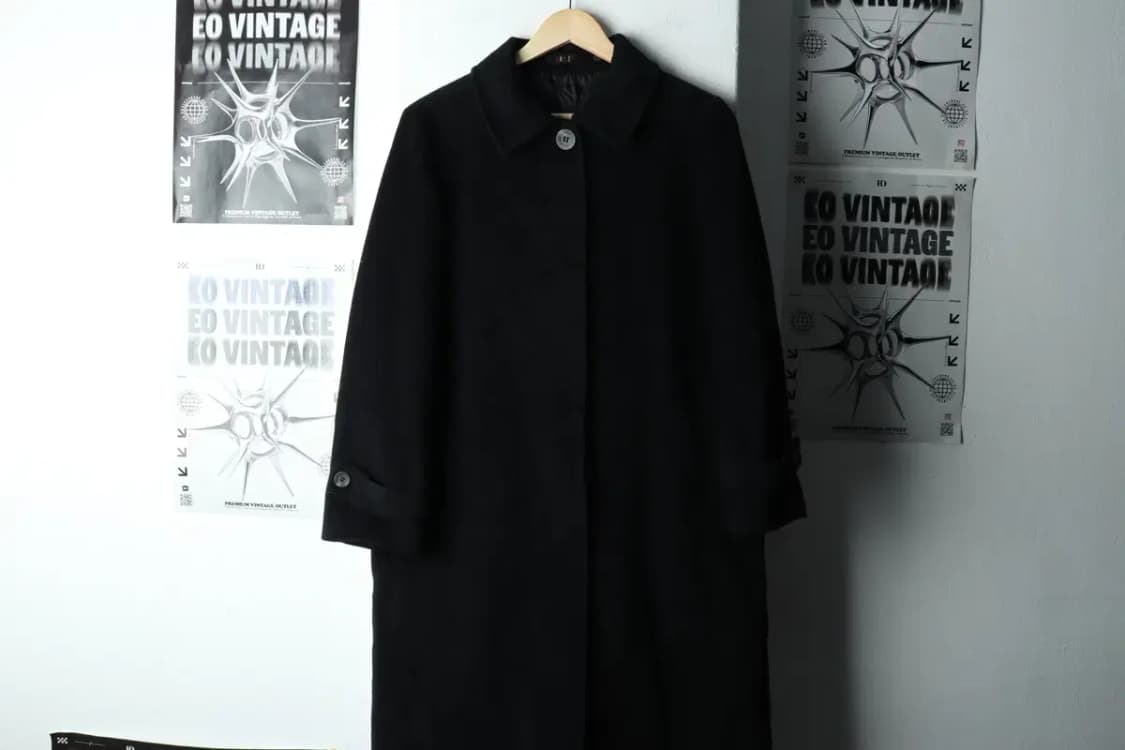 W(M) 닥스 코트자켓 발마칸 블랙 울-1634A 상품이미지2