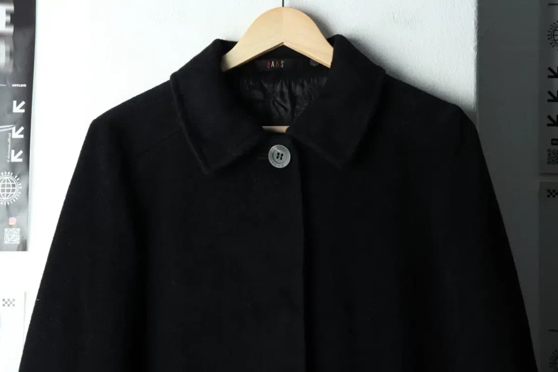 W(M) 닥스 코트자켓 발마칸 블랙 울-1634A 상품이미지3