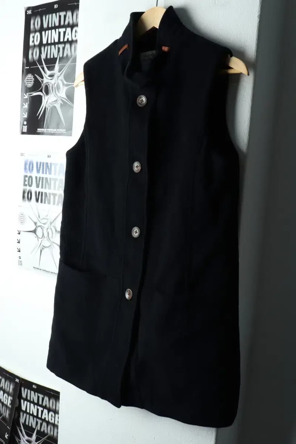 W(L) 빈폴 코트자켓 조끼 네이비 울-1634B 상품이미지1