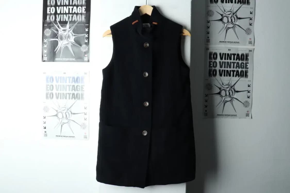 W(L) 빈폴 코트자켓 조끼 네이비 울-1634B 상품이미지2