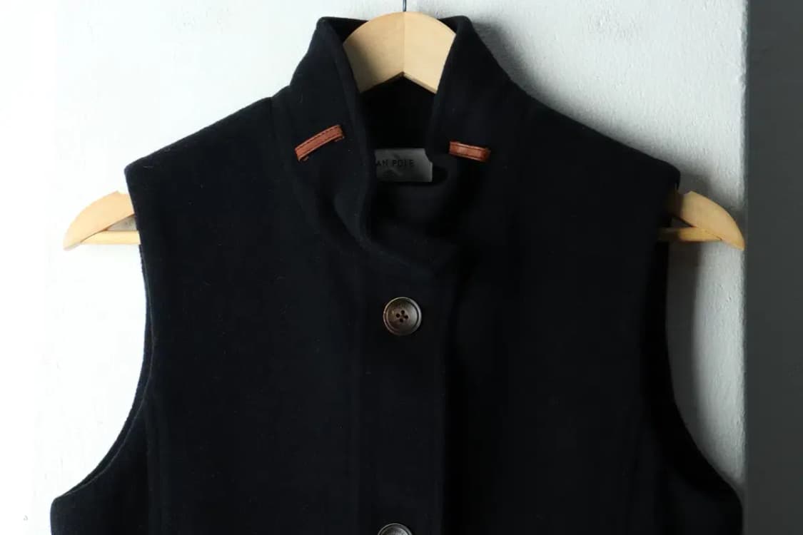 W(L) 빈폴 코트자켓 조끼 네이비 울-1634B 상품이미지3