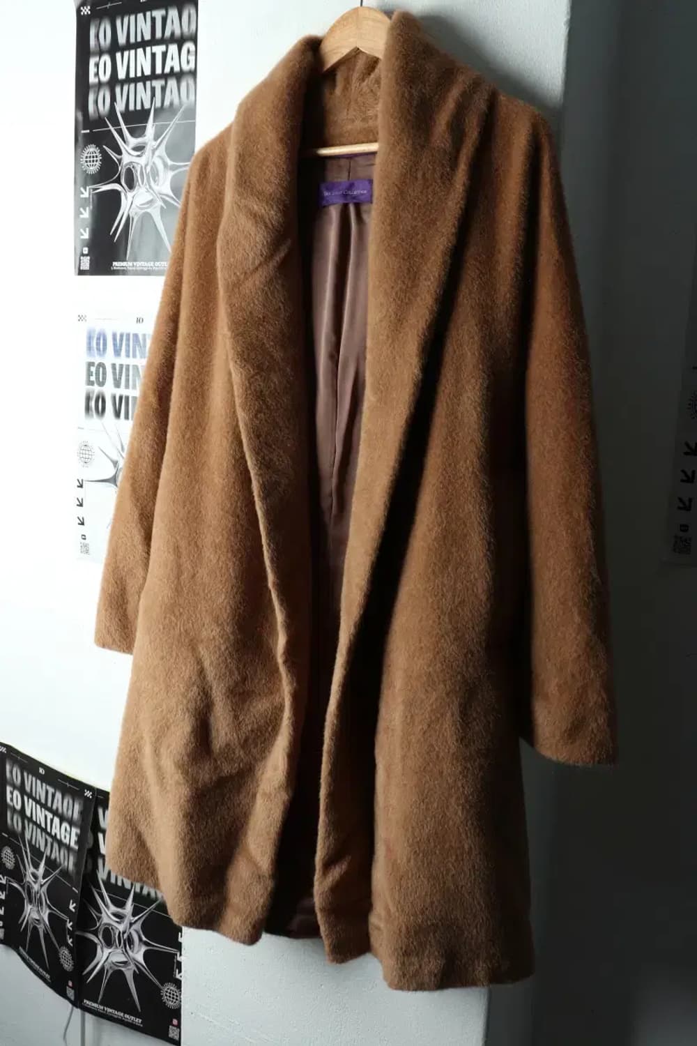 W(F) 더아이잗 컬렉션 코트자켓 알파카 브라운 따뜻-1634D 상품이미지1