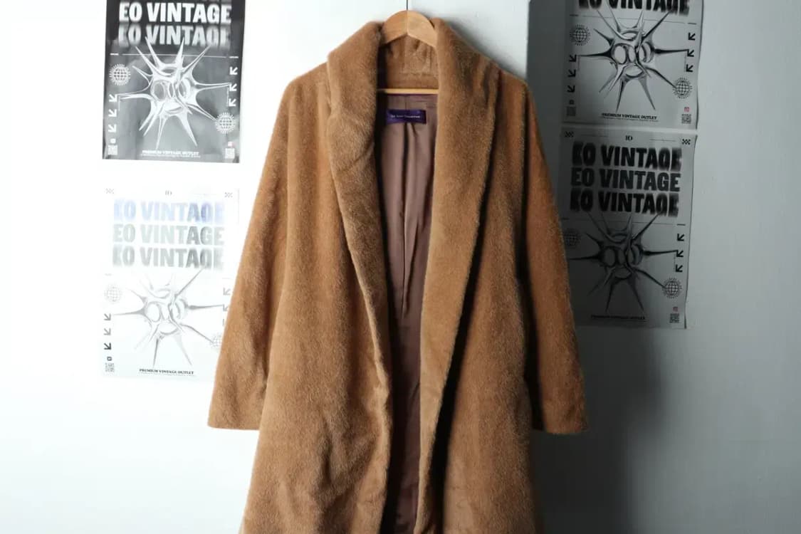 W(F) 더아이잗 컬렉션 코트자켓 알파카 브라운 따뜻-1634D 상품이미지2