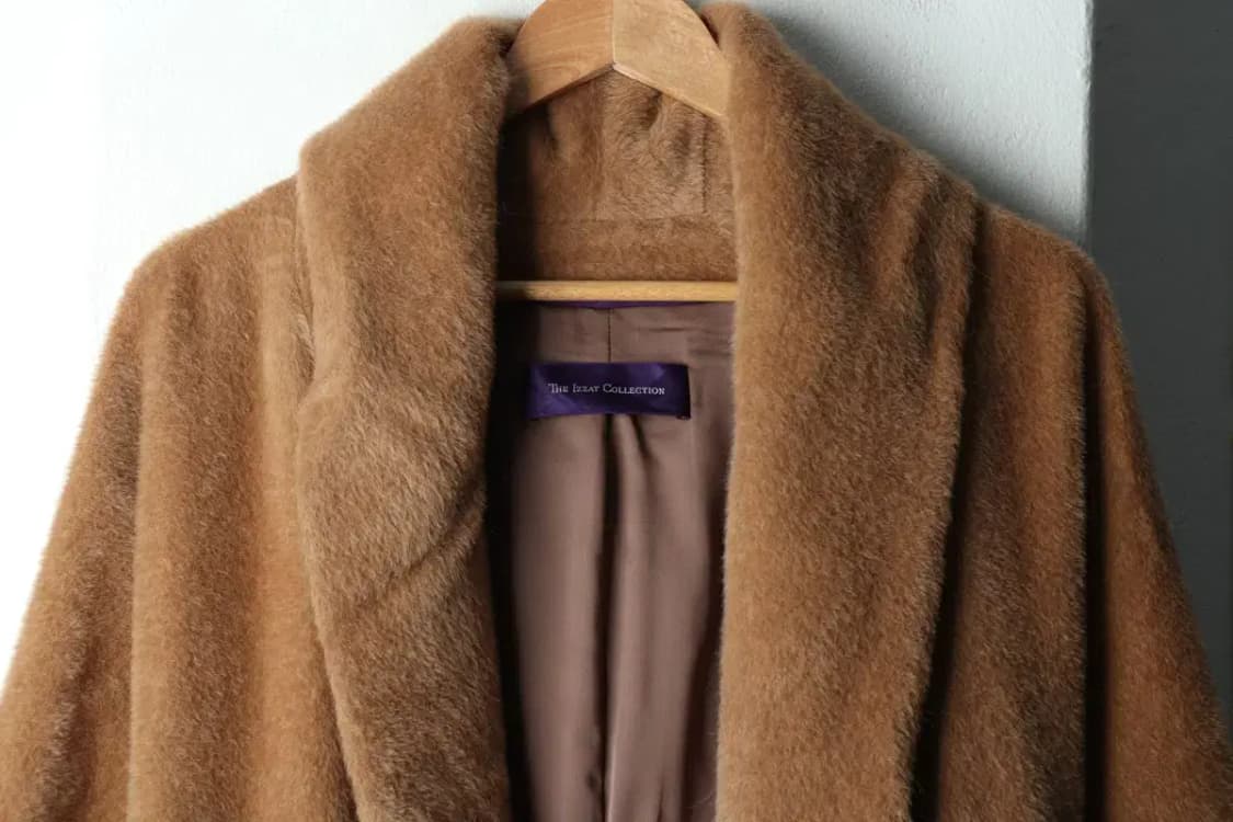 W(F) 더아이잗 컬렉션 코트자켓 알파카 브라운 따뜻-1634D 상품이미지3