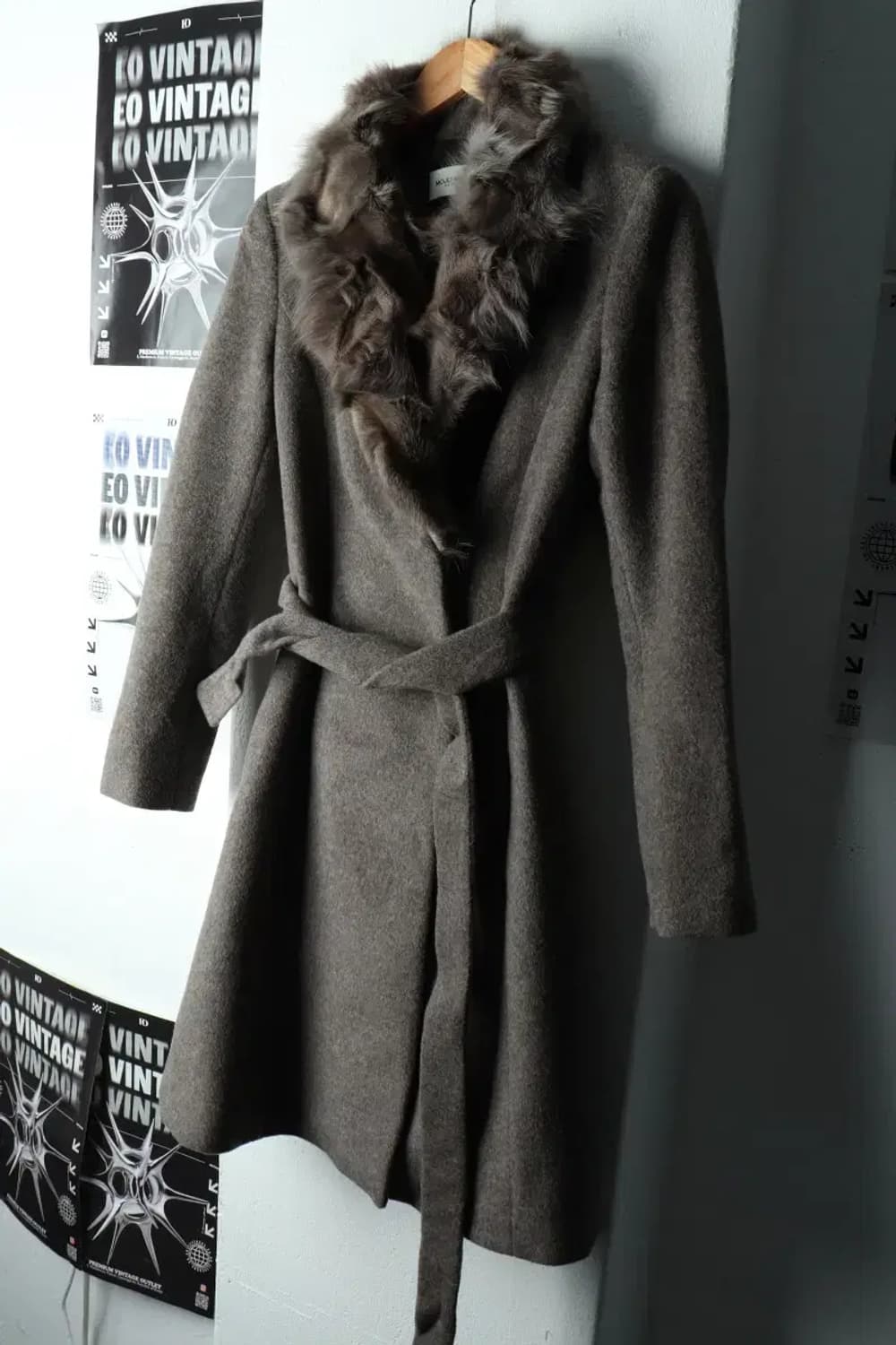 W(S-M) 모죠에스핀 코트자켓 캐시미어 그레이 고급 우아-1634E 상품이미지1